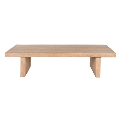 Mesa de centro de olmo macizo natural 170X100X40