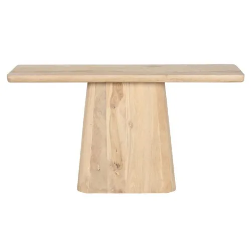 Consola de madera de mango natural 135X40X74