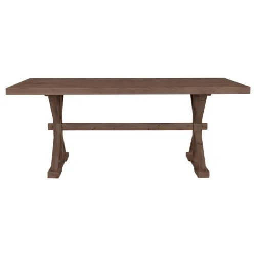 MESA COMEDOR MADERA 200X100X80 NATURAL