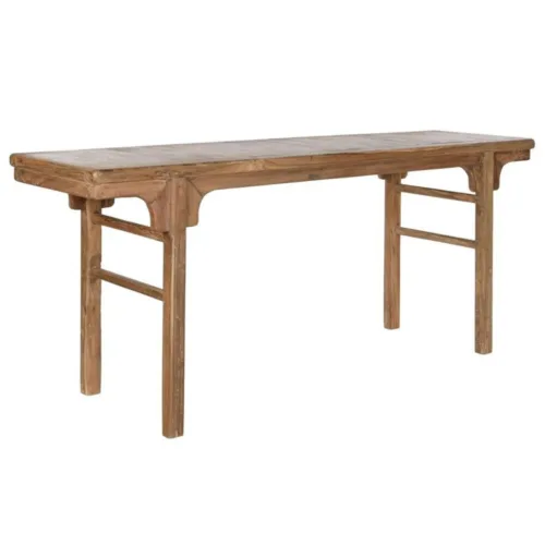 Consola de teca reciclada 194,5X50,5X82,5