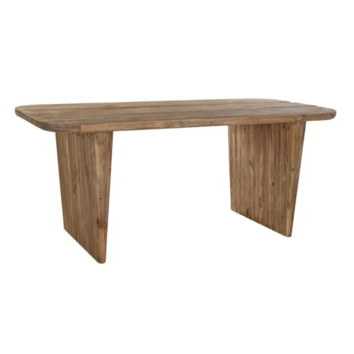 Mesa de comedor de madera reciclada de pino 180X90X77