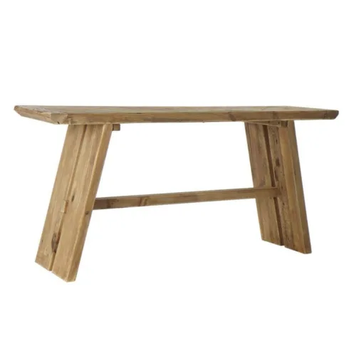 Consola de madera reciclada 160X45X76