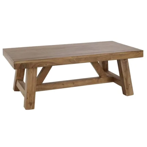 Mesa de centro de madera de acacia 110X60X40