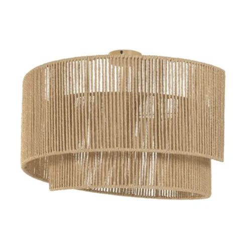 Lámpara de techo de fibra de papel en espiral 60X60X40