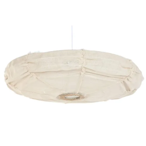 Lámpara de techo de lino y cuerda 80X80X20