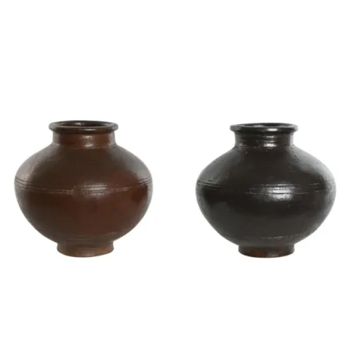 VASIJA CERAMICA VIDRIADA 40X40X30 2 SURTIDAS