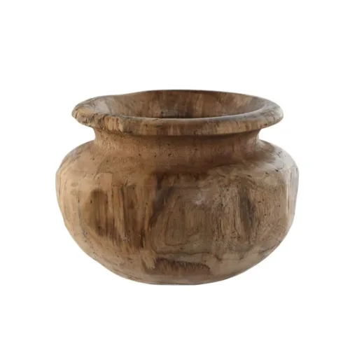 JARRON TECA 30X30X20 NATURAL