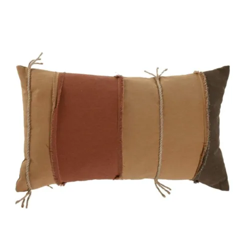 Cojín patchwork de algodón 50X30