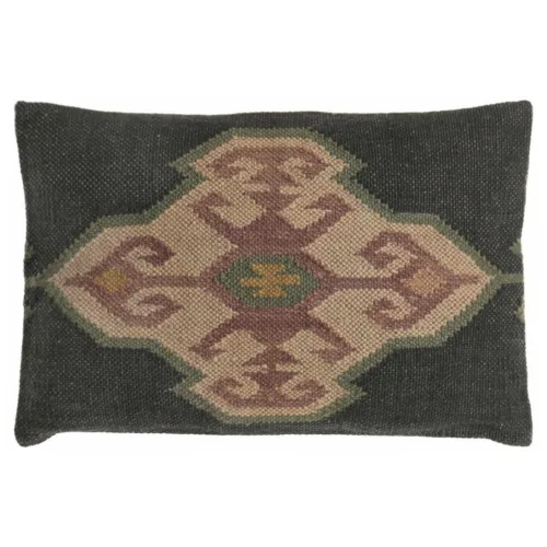 Cojín kilim de lana y yute 40X60