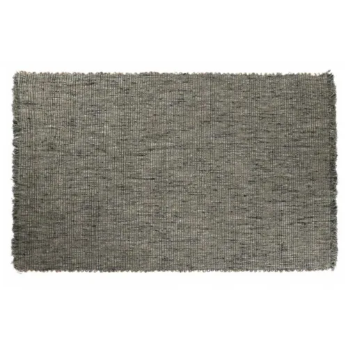 Alfombra de yute y lana tejida a mano 300X200cm