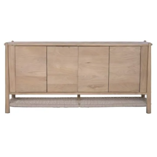 Buffet de acacia y cuerda 170X40X80