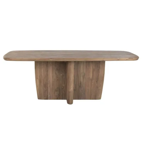 Mesa de comedor de teca reciclada 220X110X78