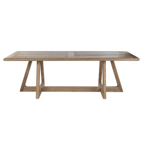 Mesa de comedor de teca reciclada 240X100X76