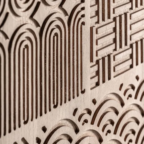 Panel decorativo estilo boho Villec 83x166 cm