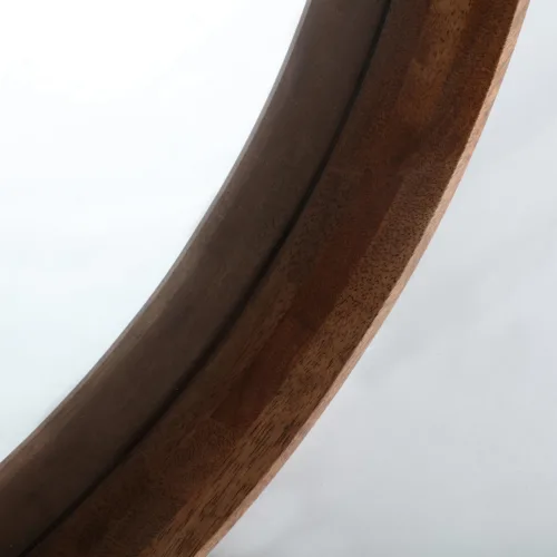 Espejo redondo de madera Lubeca 80 cm