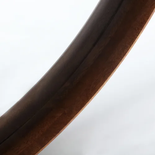 Espejo de madera redondo Lubeca 120 cm