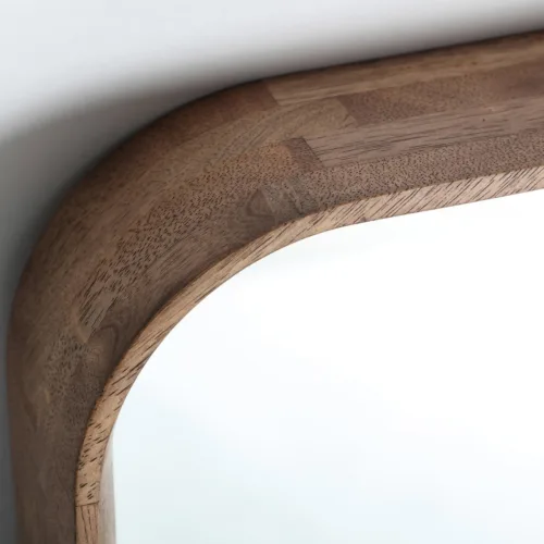 Espejo de madera cuadrado Lubeca