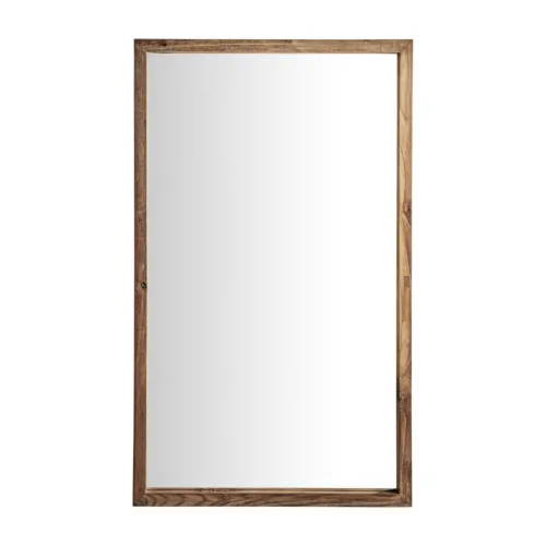 Espejo rústico de madera de teca 90x150cm