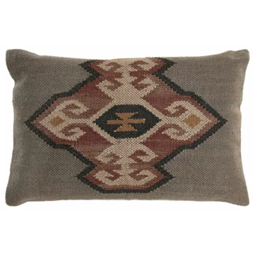 Cojín kilim de lana y yute 40X60