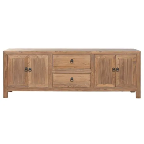 Mueble TV de madera reciclada de olmo 160X40X55,5