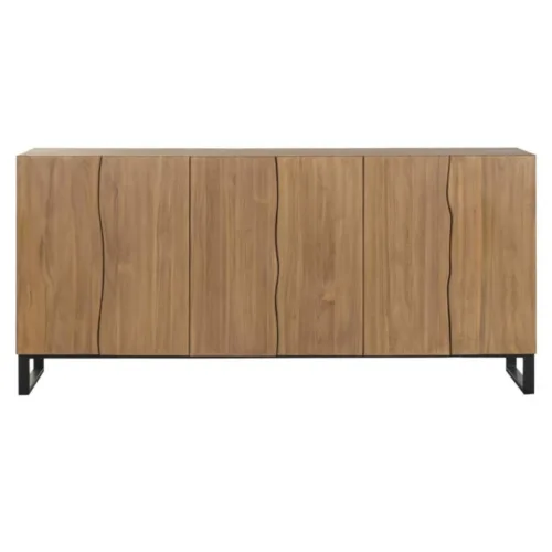 Buffet de teca y metal 180X40X85