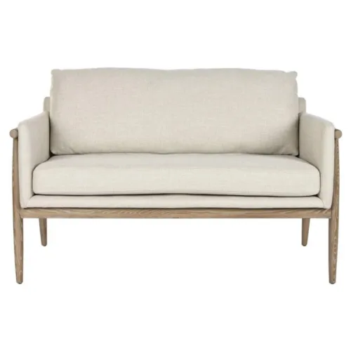 Sofá de madera de fresno de 2 plazas
