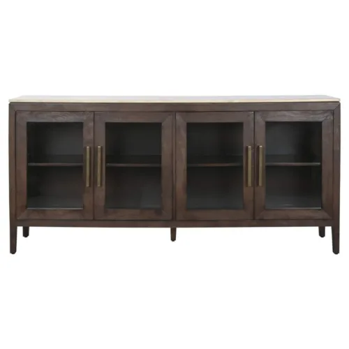 Buffet mango y mármol travertino 180X40X85