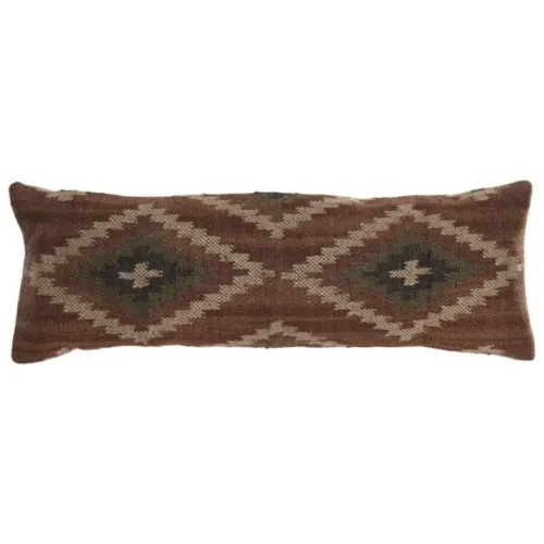 Cojín kilim de lana y yute 30X85