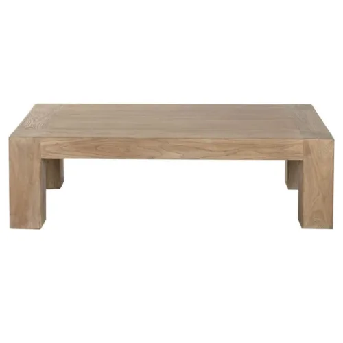 Mesa de centro de olmo macizo 140X70X42