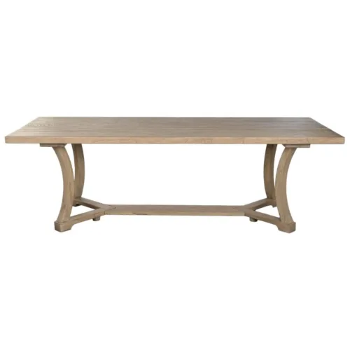 Mesa de comedor de olmo macizo 240X100X76