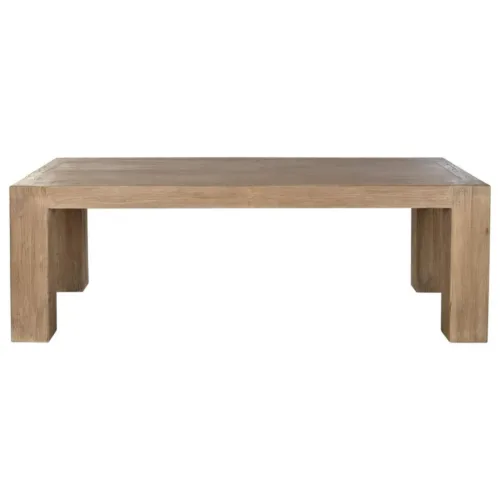 Mesa de comedor de olmo macizo 220X100X76