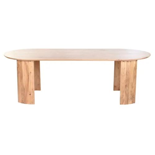 Mesa de comedor de acacia 240X100X75