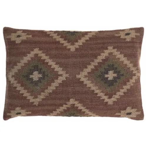 Cojín kilim de lana y yute 40X60