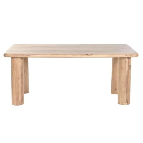 Mesa de comedor de acacia 180X90X75
