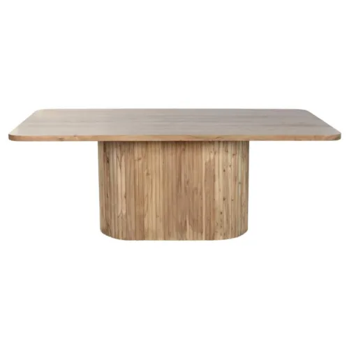 Mesa de comedor de acacia 200X100X76