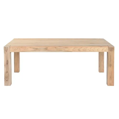 Mesa de comedor de teca de 2 metros