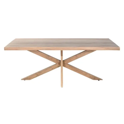 Mesa de comedor de acacia 200X100X78