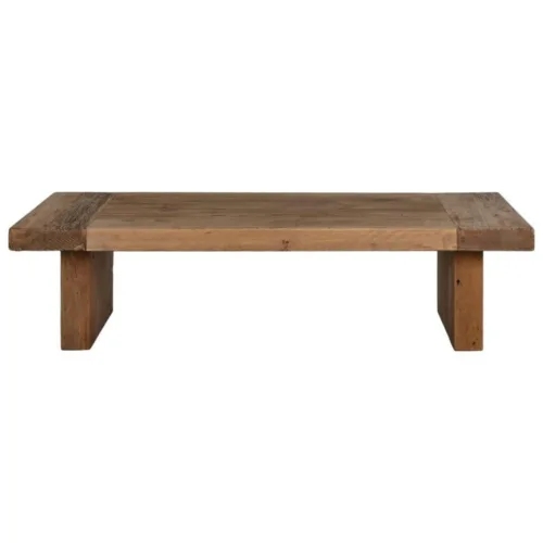 Mesa de centro de pino y madera reciclada 135X70X34
