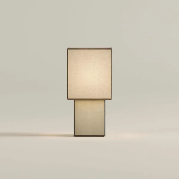 Lámpara portátil recargable de lino Forma