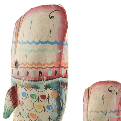 DECORACION PARED SET 3 METAL 12X14X46 BALLENA