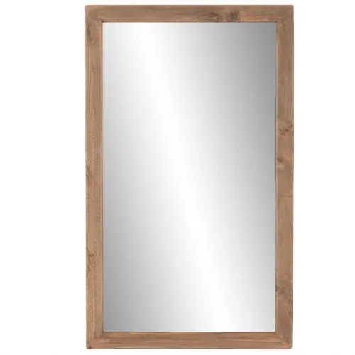 ESPEJO MADERA RECICLADA CRISTAL 100X4X60 NATURAL