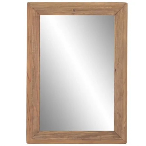 ESPEJO MADERA RECICLADA CRISTAL 50X3X70 NATURAL