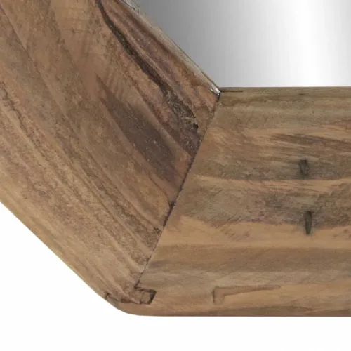 ESPEJO MADERA RECICLADA CRISTAL 74X3X74 NATURAL