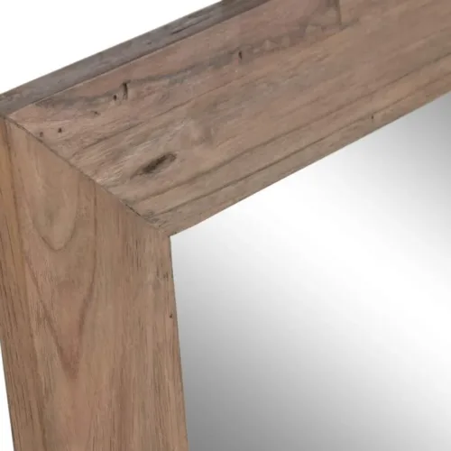 ESPEJO TECA RECICLADA 60X3X80 NATURAL