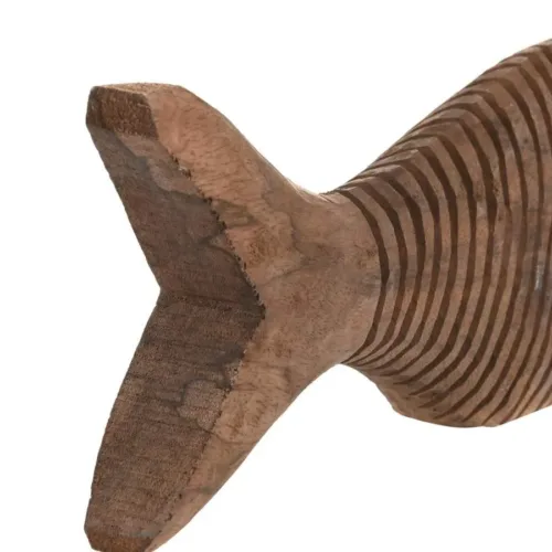 FIGURA MANGO 49X6X13 PEZ NATURAL MARRON