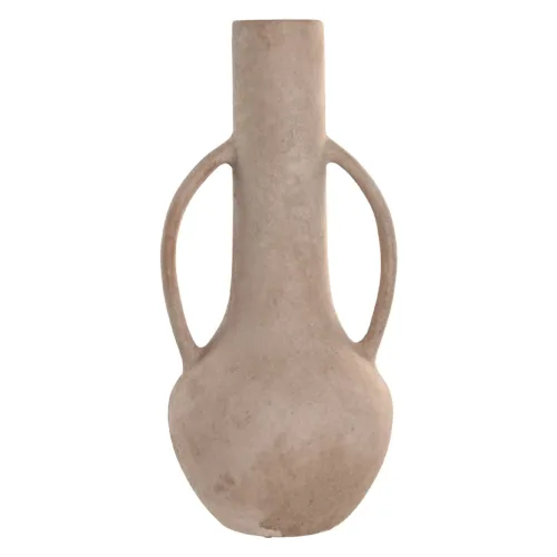 ANFORA CERAMICA 28X27X61 ASA BEIGE