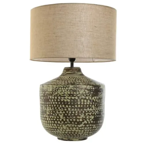 Lámpara de mesa de aluminio cobre 42X42X63