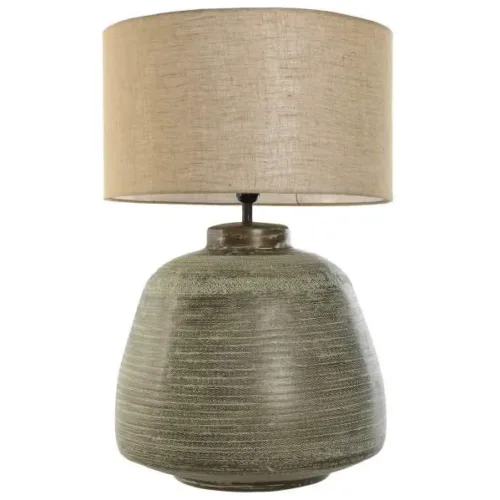 Lámpara de mesa de aluminio envejecido 42X42X65