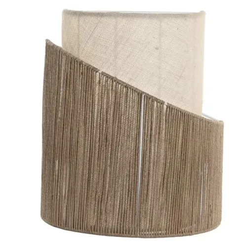 Aplique de yute y tela 34X17X40