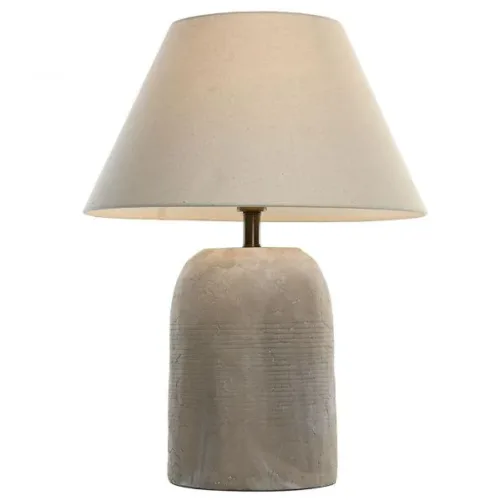 Lámpara de mesa de cemento gris 50X50X65